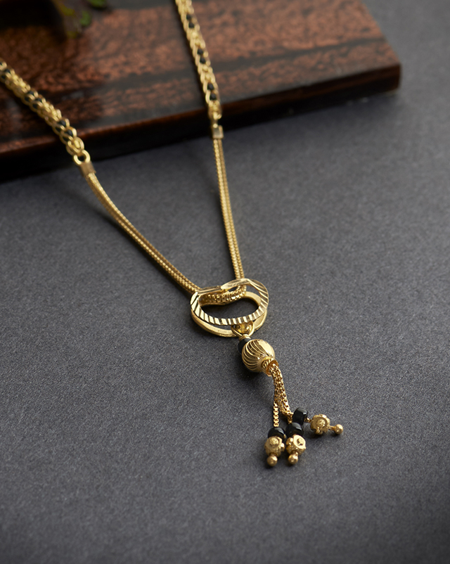 Gold Mangalsutra 22 Karat Yellow Gold Anaya 22KT Gold Mangalsutra