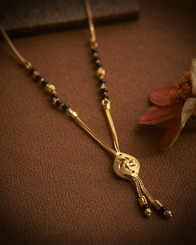 Gold Mangalsutra 22 Karat Yellow Gold Vedika 22KT Gold Mangalsutra
