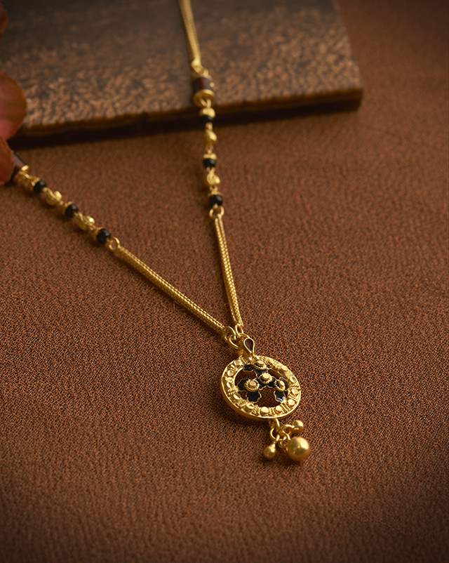 Gold Mangalsutra 22 Karat Yellow Gold Shara 22KT Gold Mangalsutra