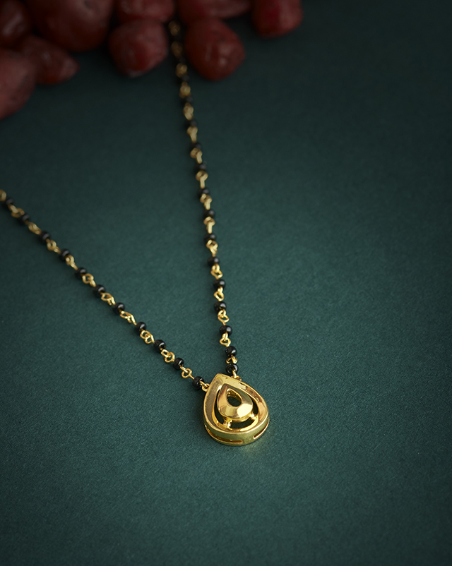 Gold Mangalsutra 22 Karat Yellow Gold Suwara 22KT Gold Mangalsutra