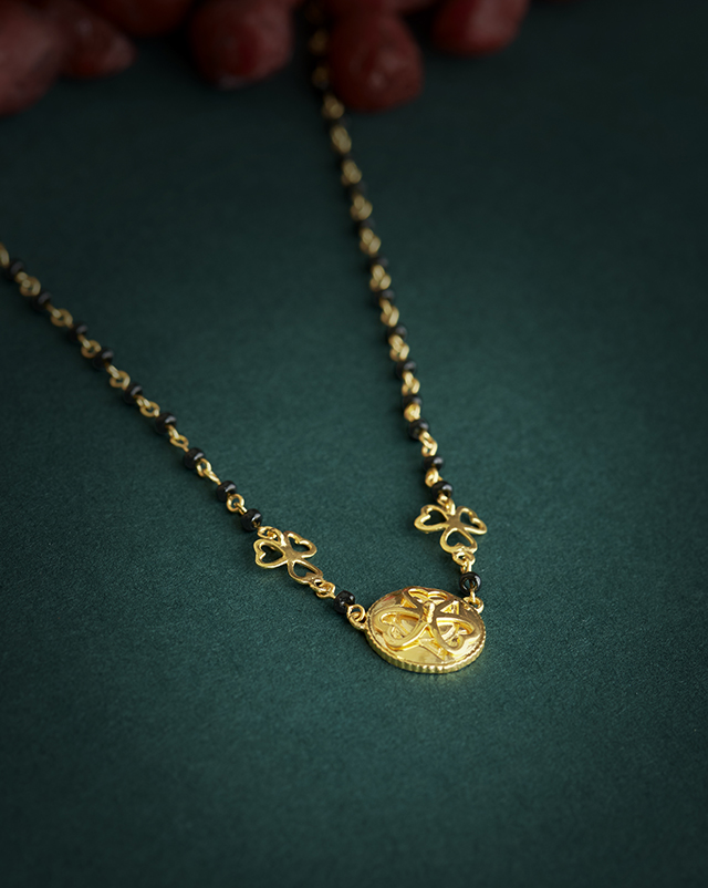Gold Mangalsutra 22 Karat Yellow Gold Sayeesha 22KT Gold Mangalsutra