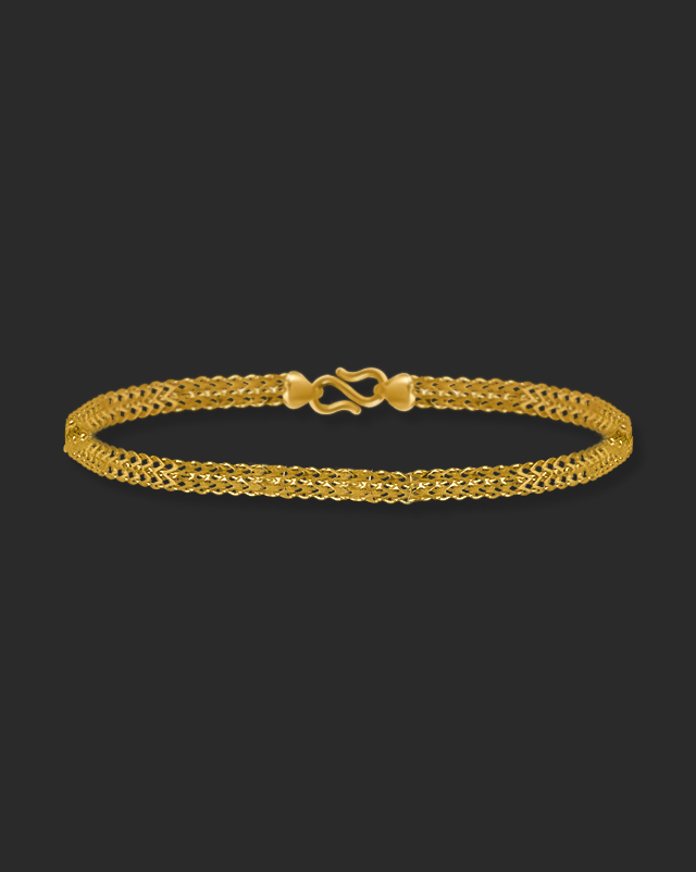 Gold Bracelets 22 Karat Yellow Gold Ayog 22Kt Gold Bracelet