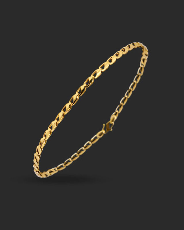 Gold Bracelets 22 Karat Yellow Gold Aarohi Gold Bracelet