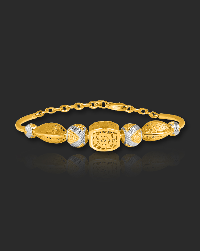 Gold Bracelets 22 Karat Yellow Gold Jeeva 22 Karat Gold Bracelets