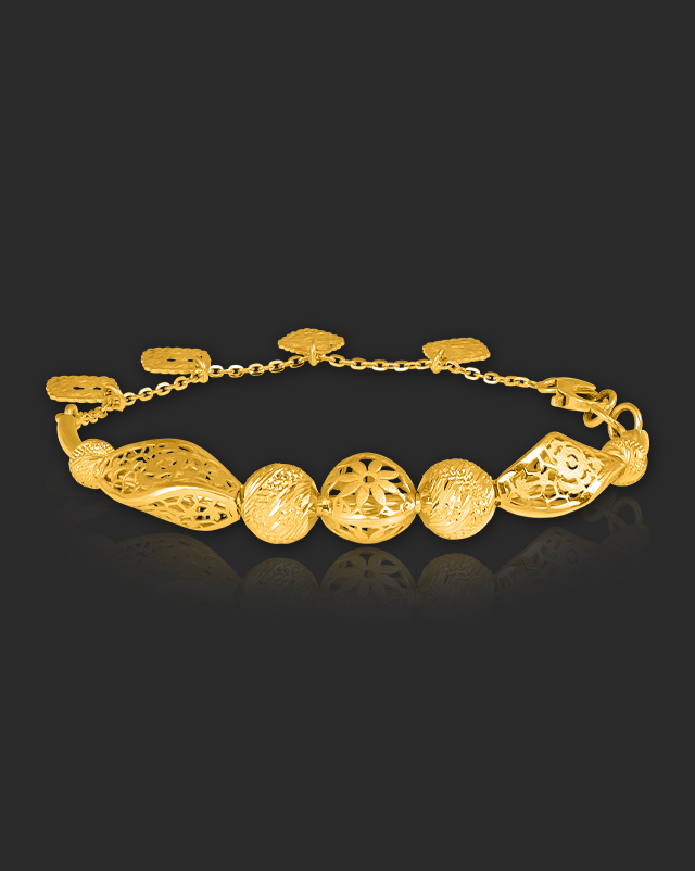Gold Bracelets 22 Karat Yellow Gold Manju 22 Karat Gold Bracelets