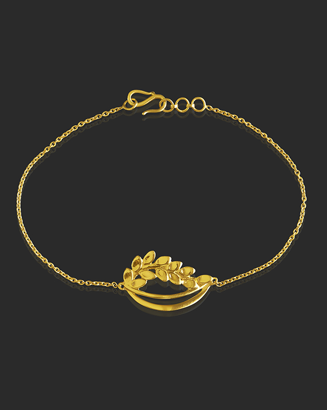 Ria 22KT Gold Bracelet