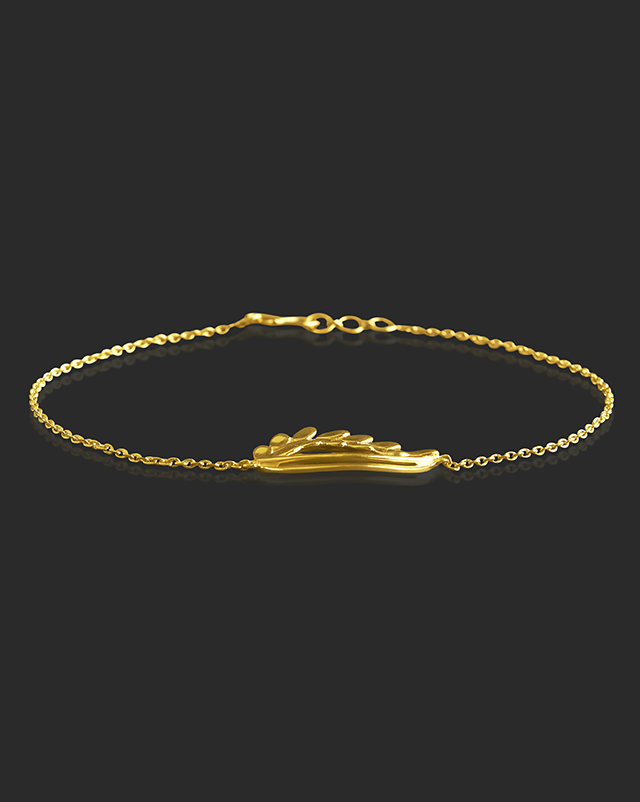 Ria 22KT Gold Bracelet
