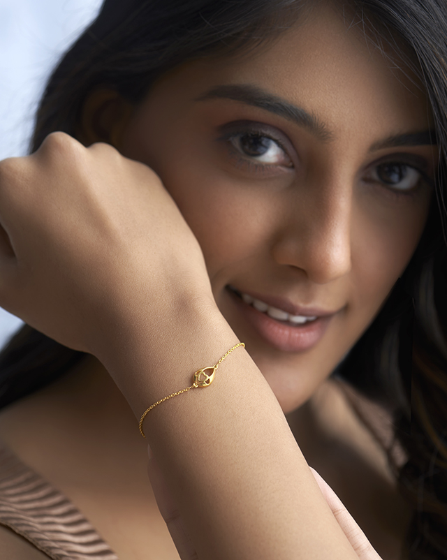 Habiba 22KT Gold Bracelet