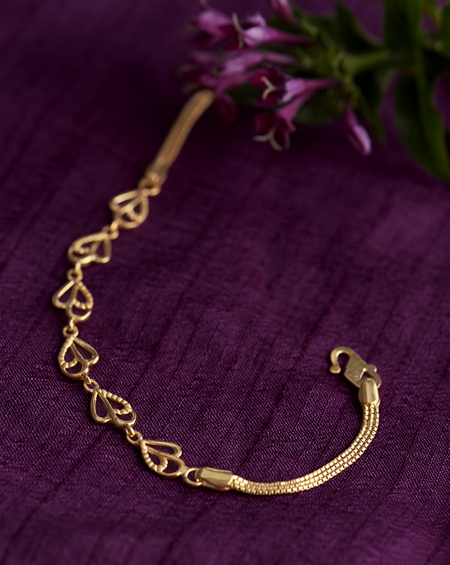 Gold Bracelets 22 Karat Yellow Gold Suvarna 22KT Gold BRACELET