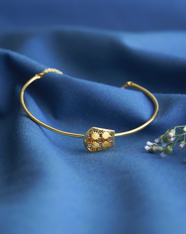 Gold Bracelets 22 Karat Yellow Gold Arica 22KT Gold Delicate Bracelets