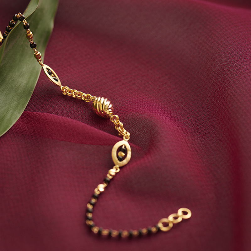 Aria 22KT Gold Mangalsutra Bracelets Aria 22KT Gold Mangalsutra Bracelets