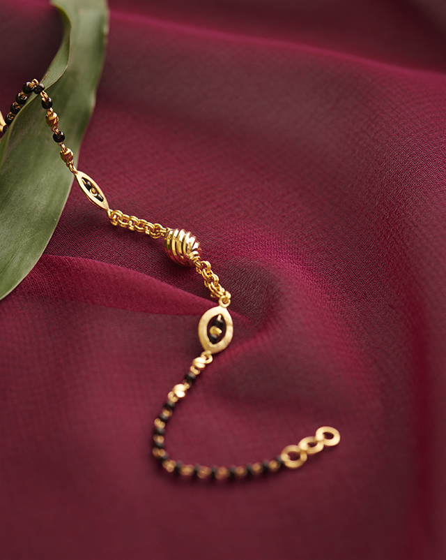 Aria 22KT Gold Mangalsutra Bracelets Aria 22KT Gold Mangalsutra Bracelets