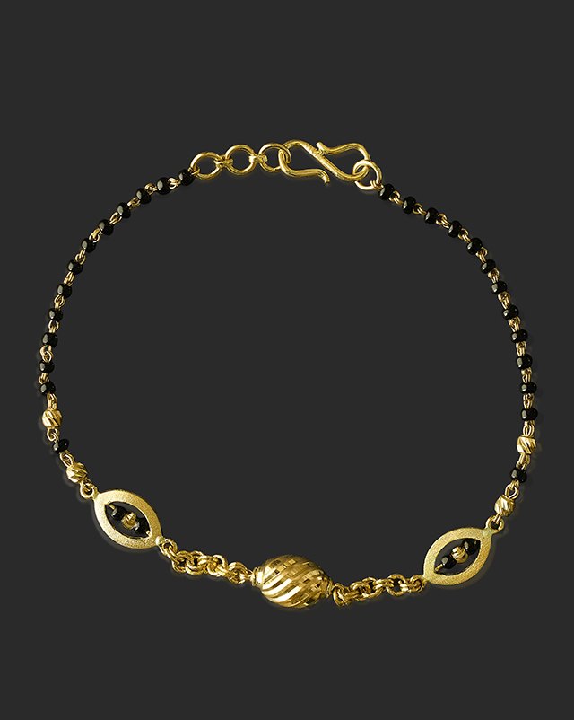 Aria 22KT Gold Mangalsutra Bracelets Aria 22KT Gold Mangalsutra Bracelets