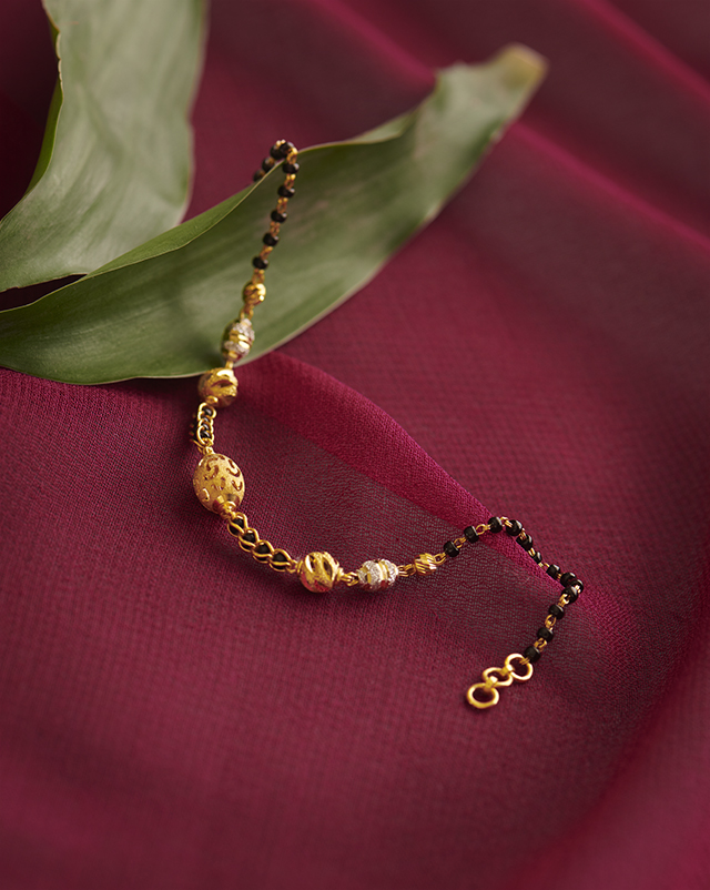 Aranya 22KT Gold Mangalsutra Bracelets Aranya 22KT Gold Mangalsutra Bracelets