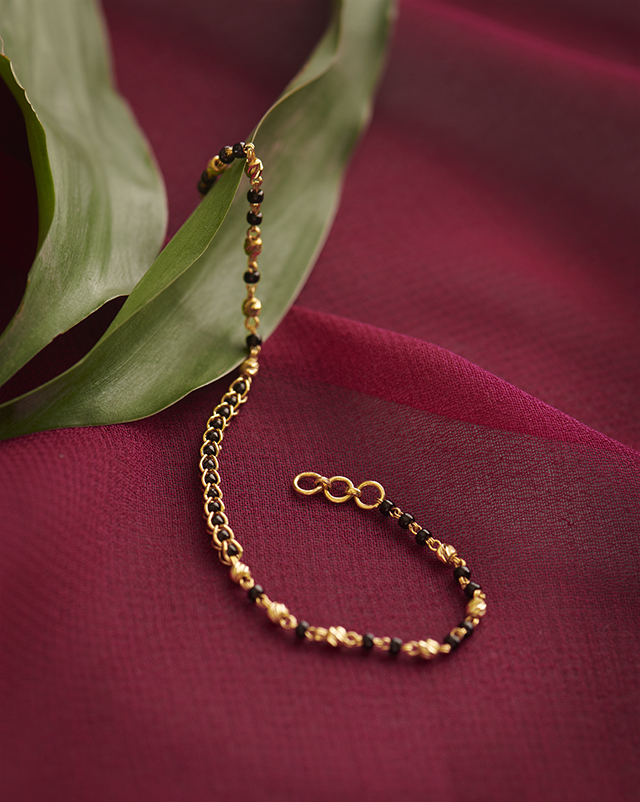 Rua 22KT Gold Mangalsutra Bracelets Rua 22KT Gold Mangalsutra Bracelets