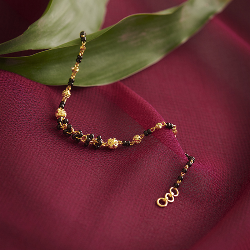 Kheshvi 22KT Gold Mangalsutra Bracelets Kheshvi 22KT Gold Mangalsutra Bracelets