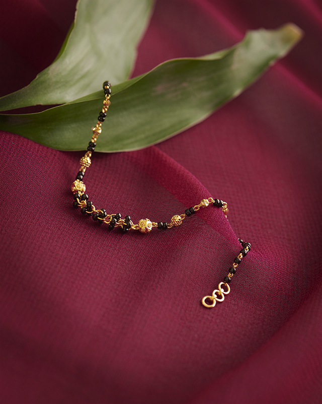 Kheshvi 22KT Gold Mangalsutra Bracelets Kheshvi 22KT Gold Mangalsutra Bracelets