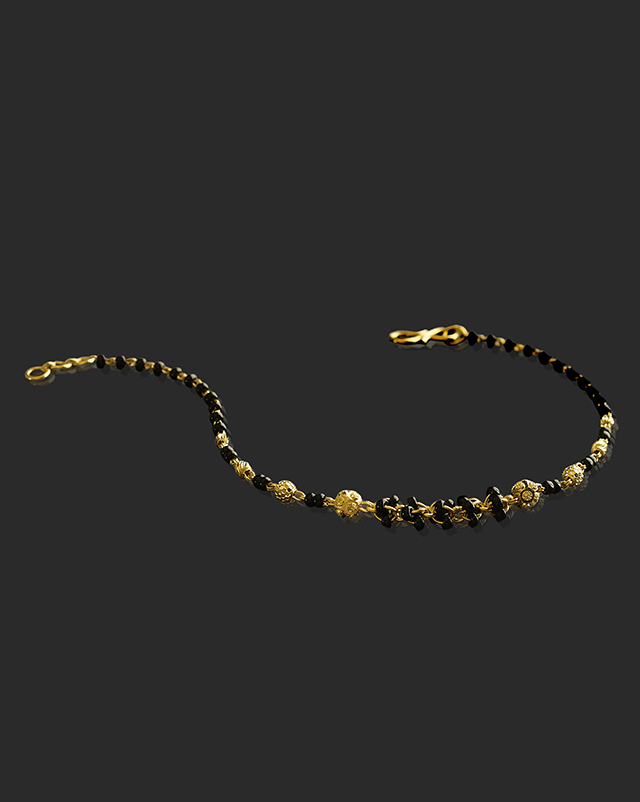 Kheshvi 22KT Gold Mangalsutra Bracelets Kheshvi 22KT Gold Mangalsutra Bracelets