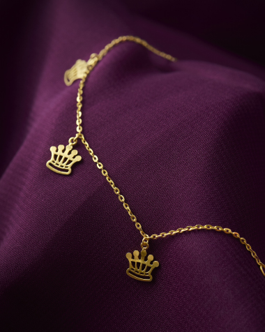 Gold Bracelets 22 Karat Yellow Gold Luciya 22Kt Gold Delicate Bracelet