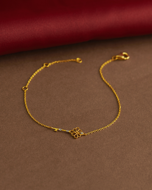 Keys 22Kt Gold Matching Set, Bracelet