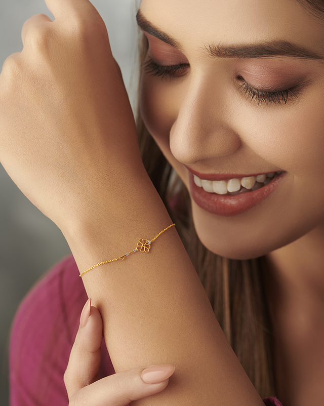 Keys 22Kt Gold Matching Set, Bracelet