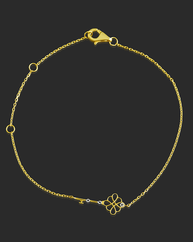 Keys 22Kt Gold Matching Set, Bracelet