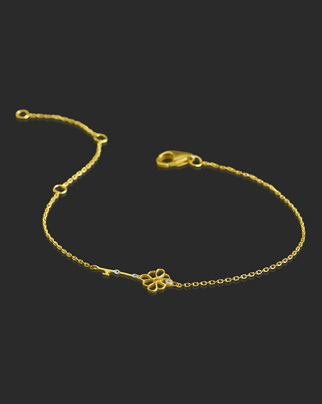 Keys 22Kt Gold Matching Set, Bracelet