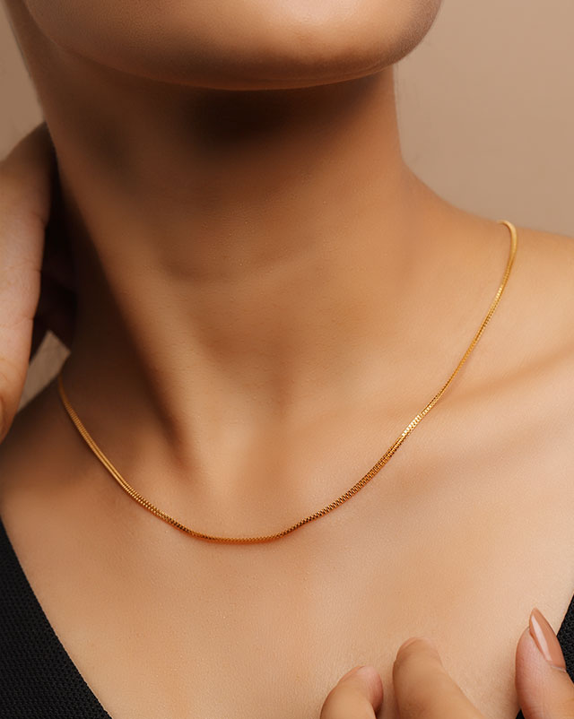 Gold Chains 22 Karat Yellow Gold Anila 22Kt Gold Chain