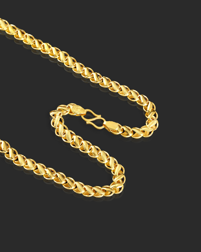 Gold Chains 22 Karat Yellow Gold Akhila 22Kt Gold Chain