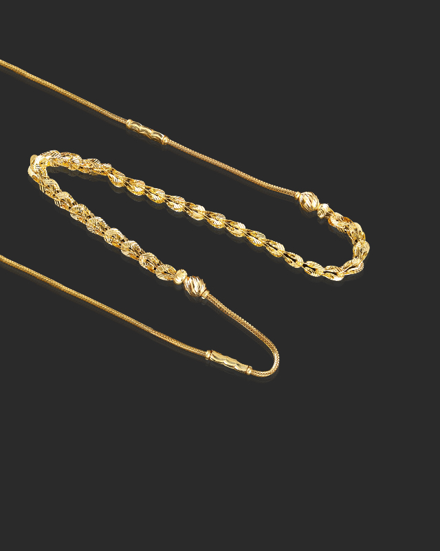 Fancy Linked 22Kt Gold Chain