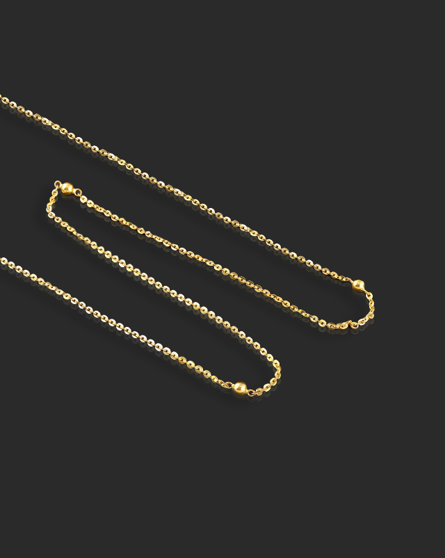 Gold Chains 22 Karat Yellow Gold Ginni 22Kt Gold Chain