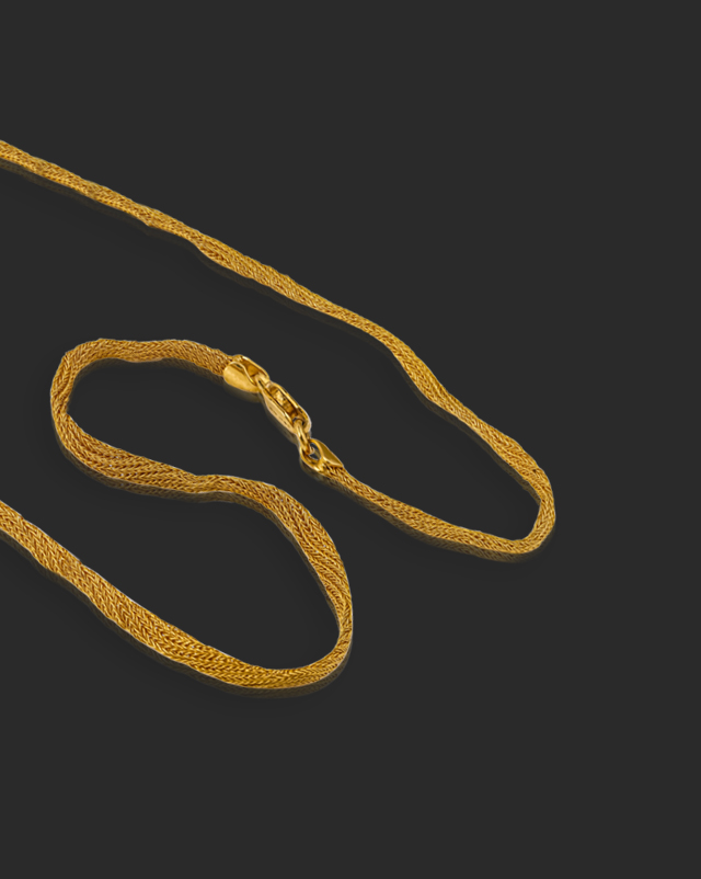 Gold Chains 22 Karat Yellow Gold Gold Mesh Fancy Gold Chain