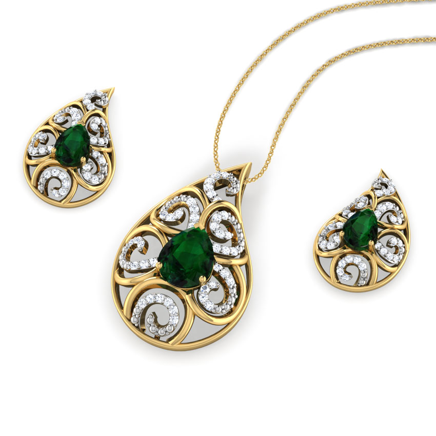 Lahari Paisley Matching Set