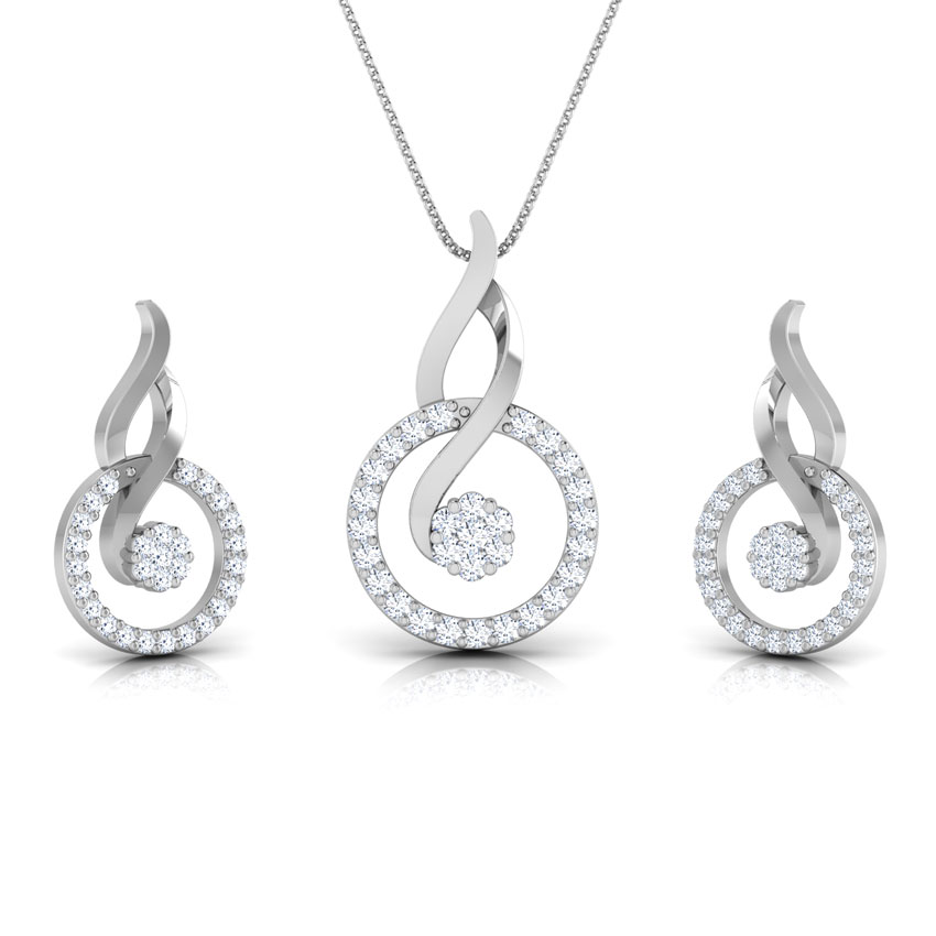 Platinum,Diamond Sets Platinum 950 White Regal Matching Set