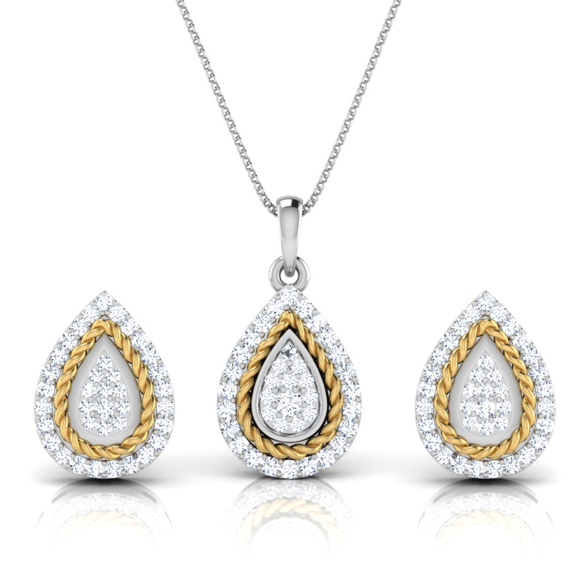 Olivia Filigree Pear Matching Set