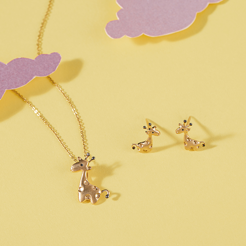 Cute Giraffe Kids' MatchingSet
