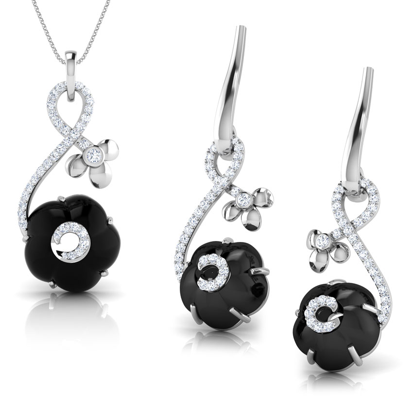 Iva Black Onyx Matching Set