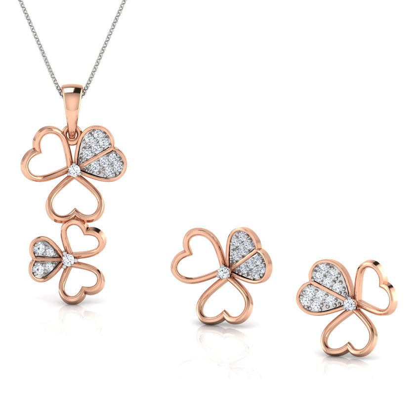 Clover Heart Matching Set