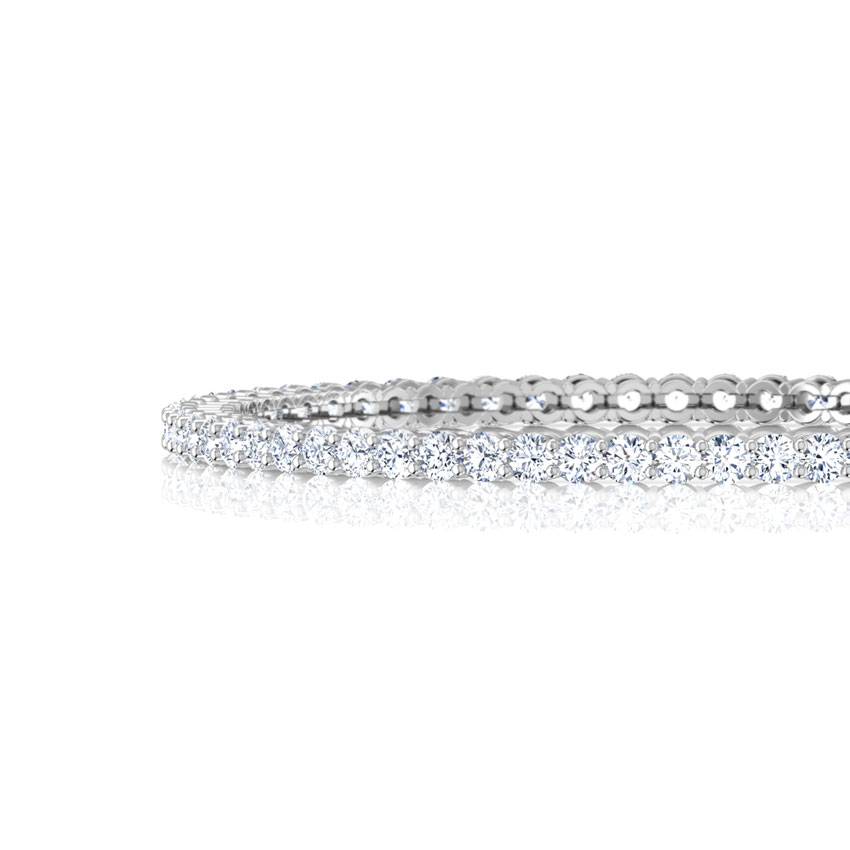 Flare Solitaire Bangle
