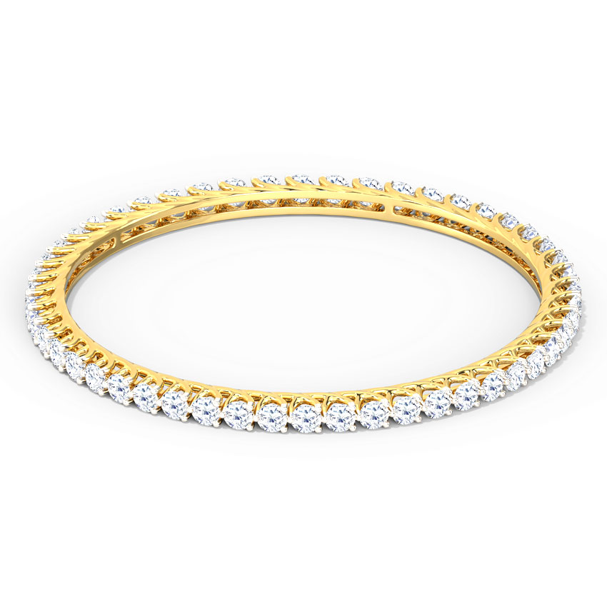 Vibrant Solitaire Bangle