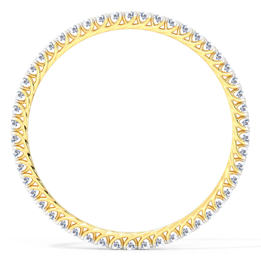 Vibrant Solitaire Bangle