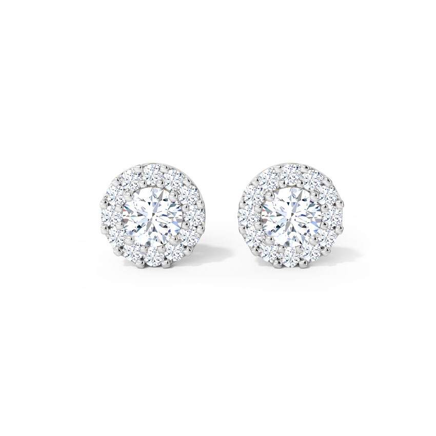 Radiance Solitaire Stud Earrings