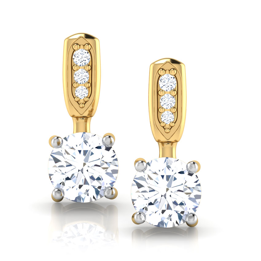 Metro Solitaire Drop Earrings Metro Solitaire Drop Earrings