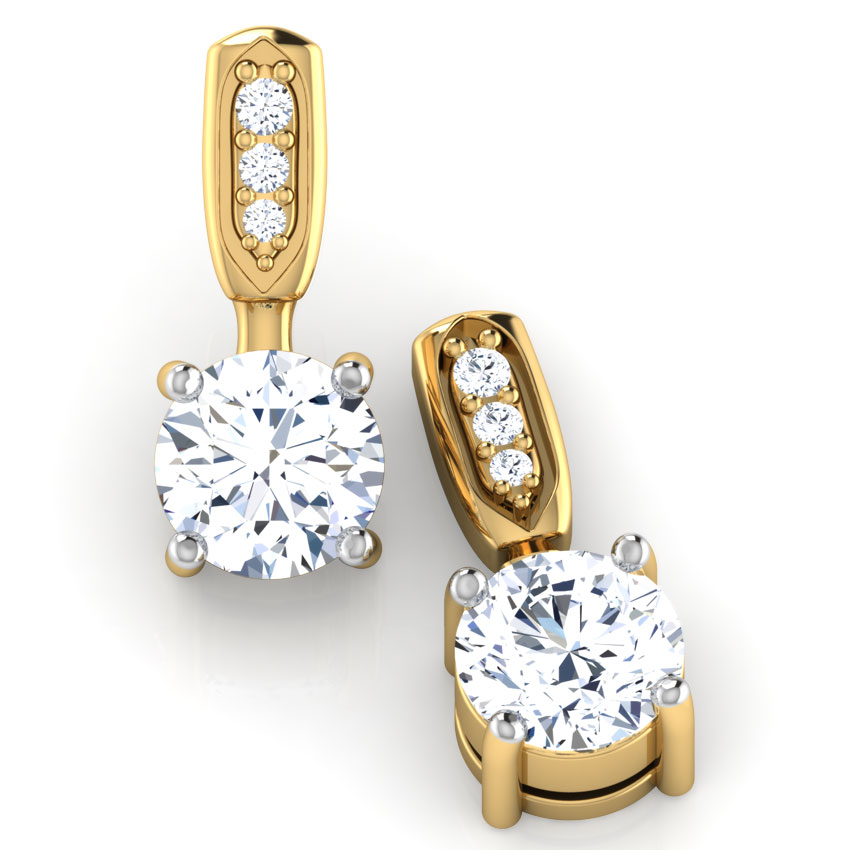 Metro Solitaire Drop Earrings Metro Solitaire Drop Earrings