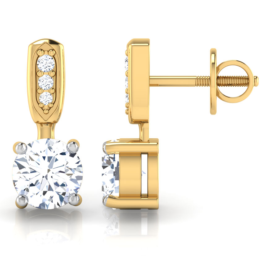 Metro Solitaire Drop Earrings Metro Solitaire Drop Earrings