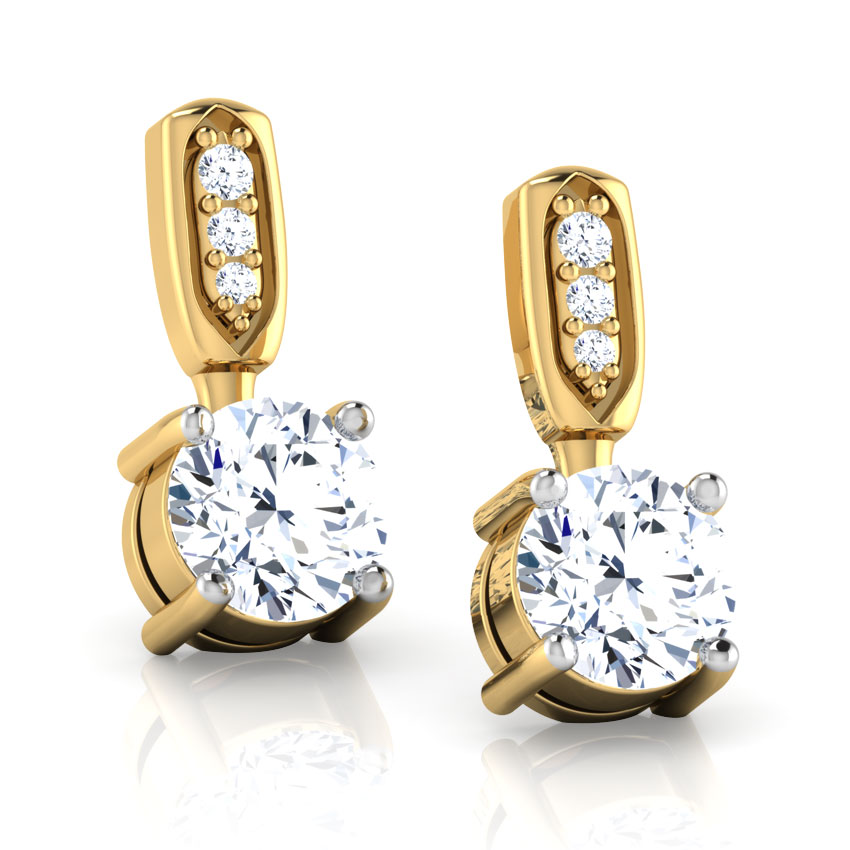 Metro Solitaire Drop Earrings Metro Solitaire Drop Earrings