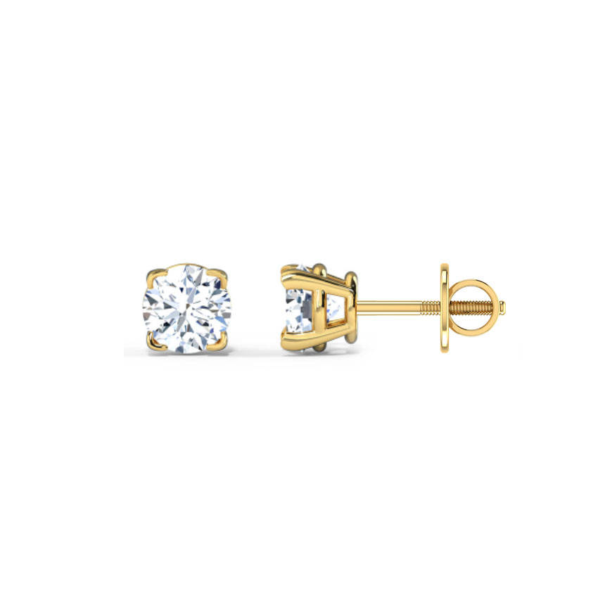 V-prong Stud Earrings V-prong Stud Earrings