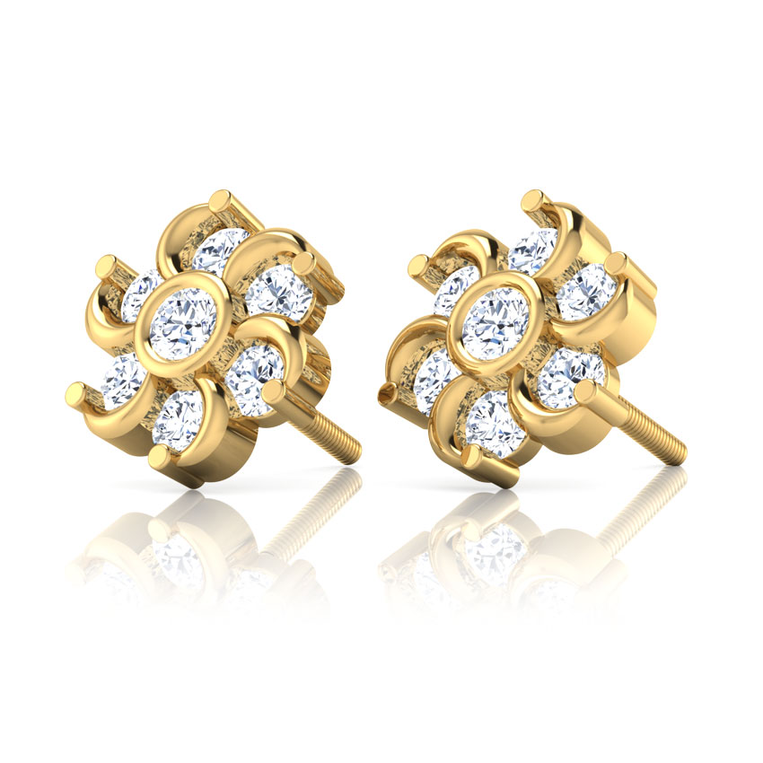 Contemporary Seven-Stone Studs Contemporary Seven-Stone Studs