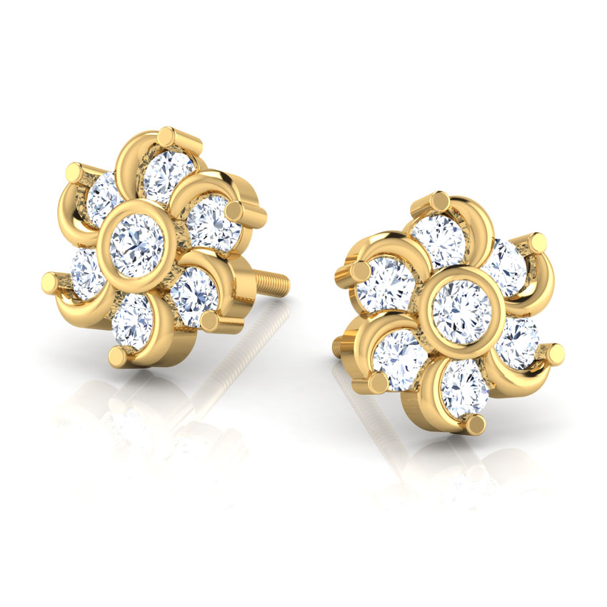 Contemporary Seven-Stone Studs Contemporary Seven-Stone Studs