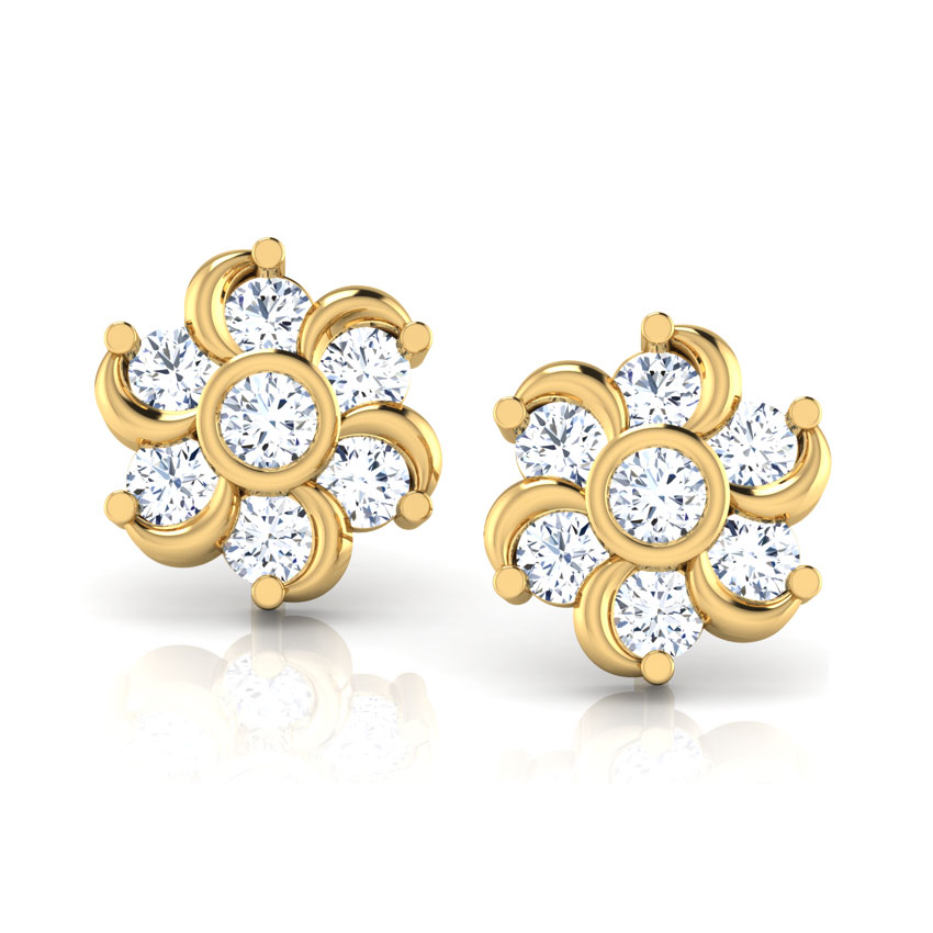 Contemporary Seven-Stone Studs Contemporary Seven-Stone Studs